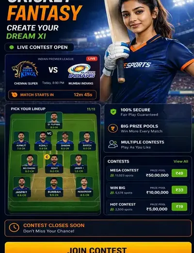 Zbzbbet (zbzbbet) fantasy cricket & matchday visual 3